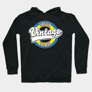 Kalmar sweden vintage style logo Hoodie